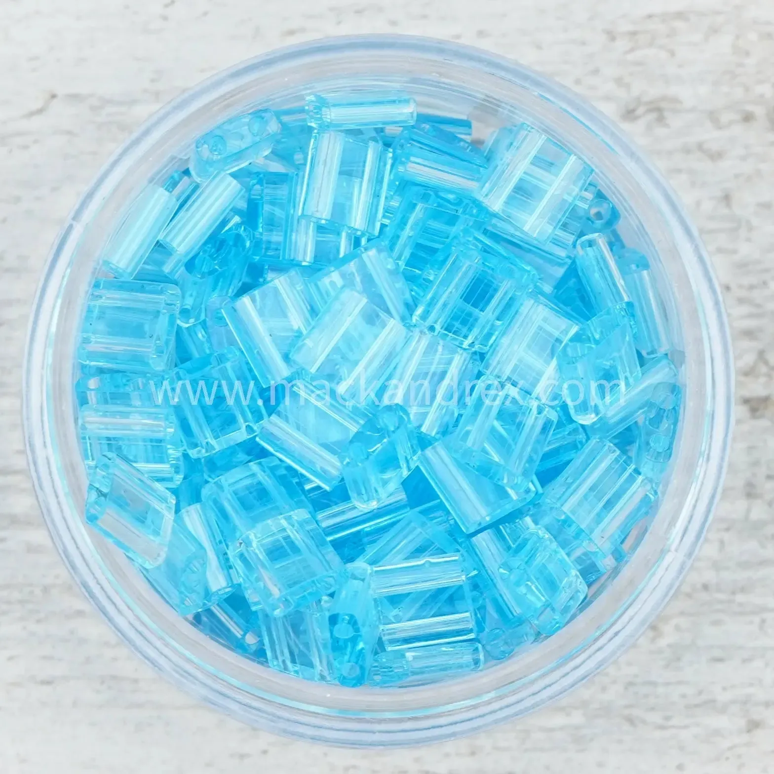 0148 Tila Beads- Blue Topaz