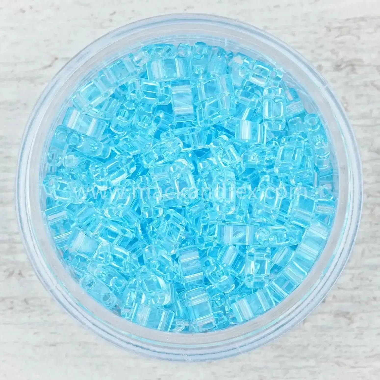 0148 Tila Beads- Blue Topaz