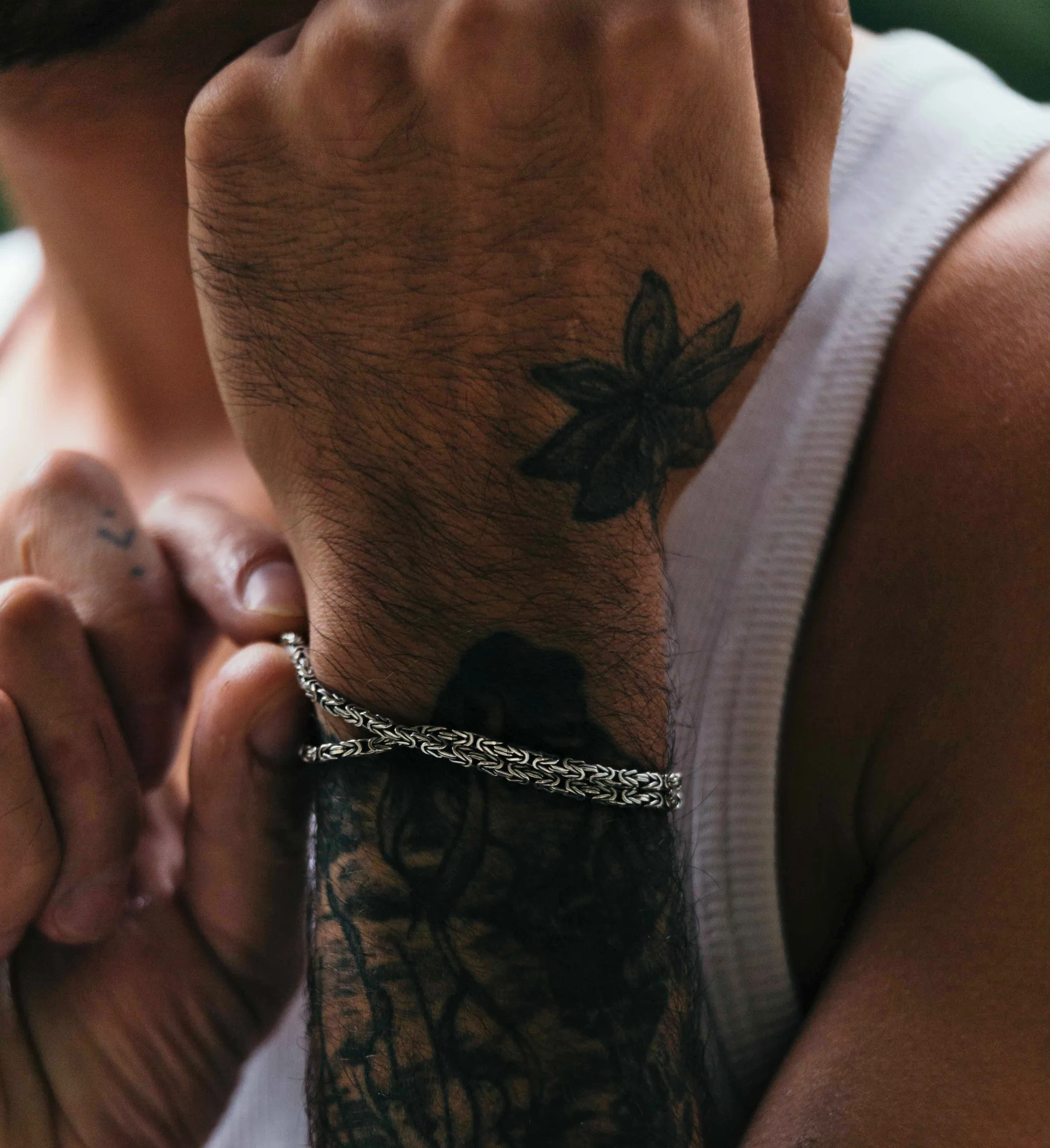 3mm Sterling Silver "Inka" Chain Bracelet