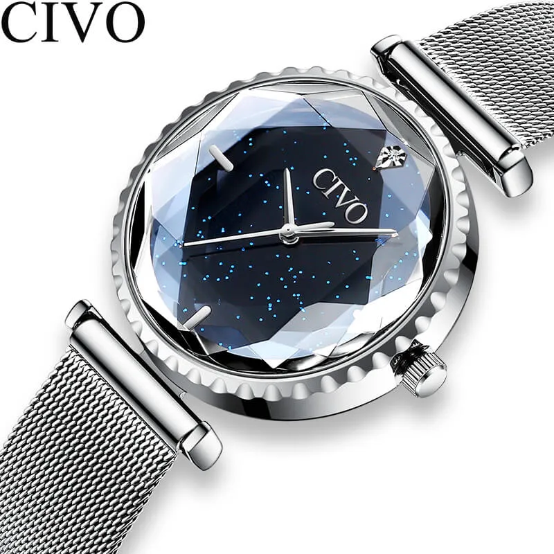 8116C | Quartz Women Watch | Mesh Band