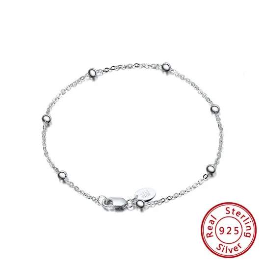 925 Sterling Silver Cable Chain Bracelet