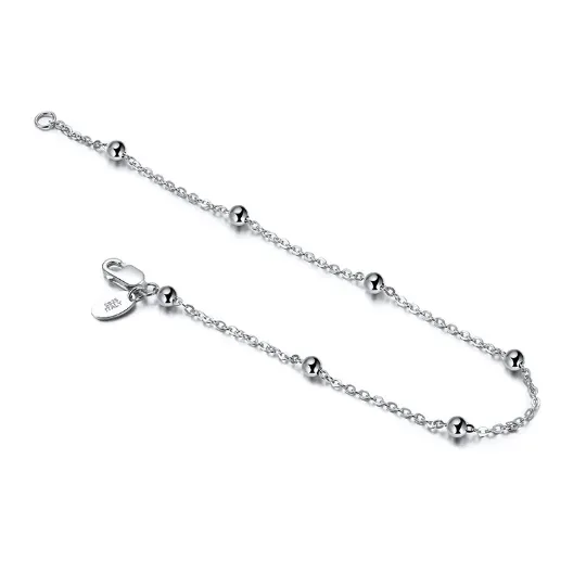 925 Sterling Silver Cable Chain Bracelet