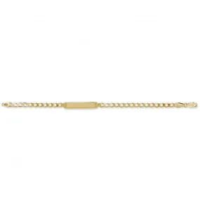 9ct Gold Baby ID Bracelet BR127