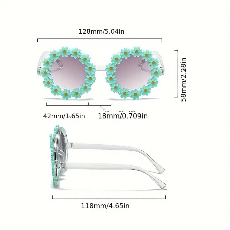 Adorable Daisy Charms Sunglasses Perfect Kids Party Accessories