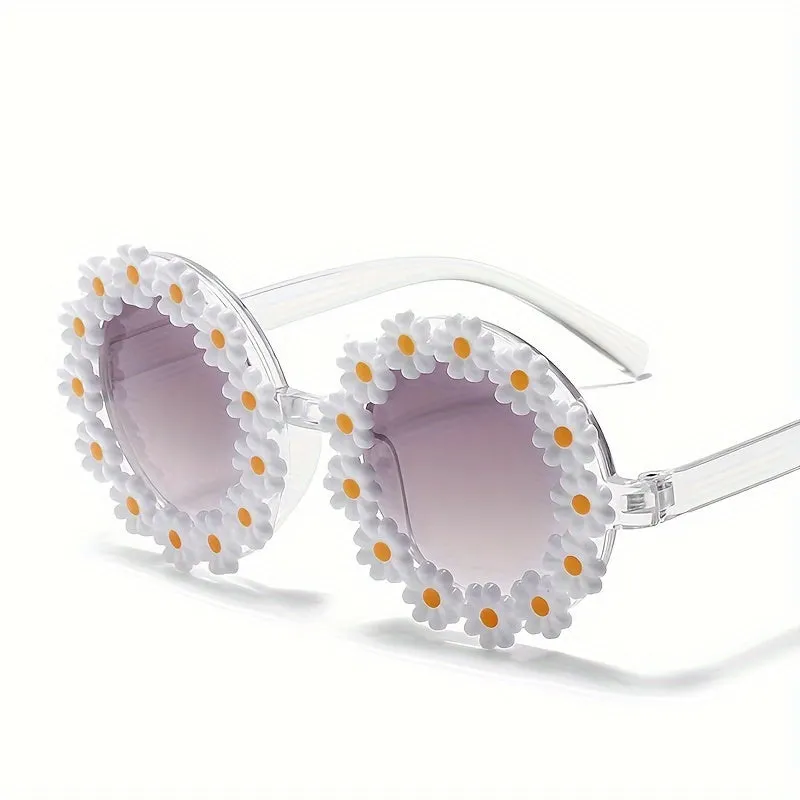 Adorable Daisy Charms Sunglasses Perfect Kids Party Accessories