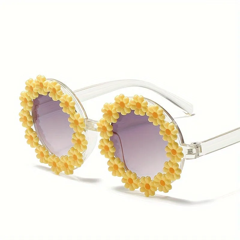 Adorable Daisy Charms Sunglasses Perfect Kids Party Accessories