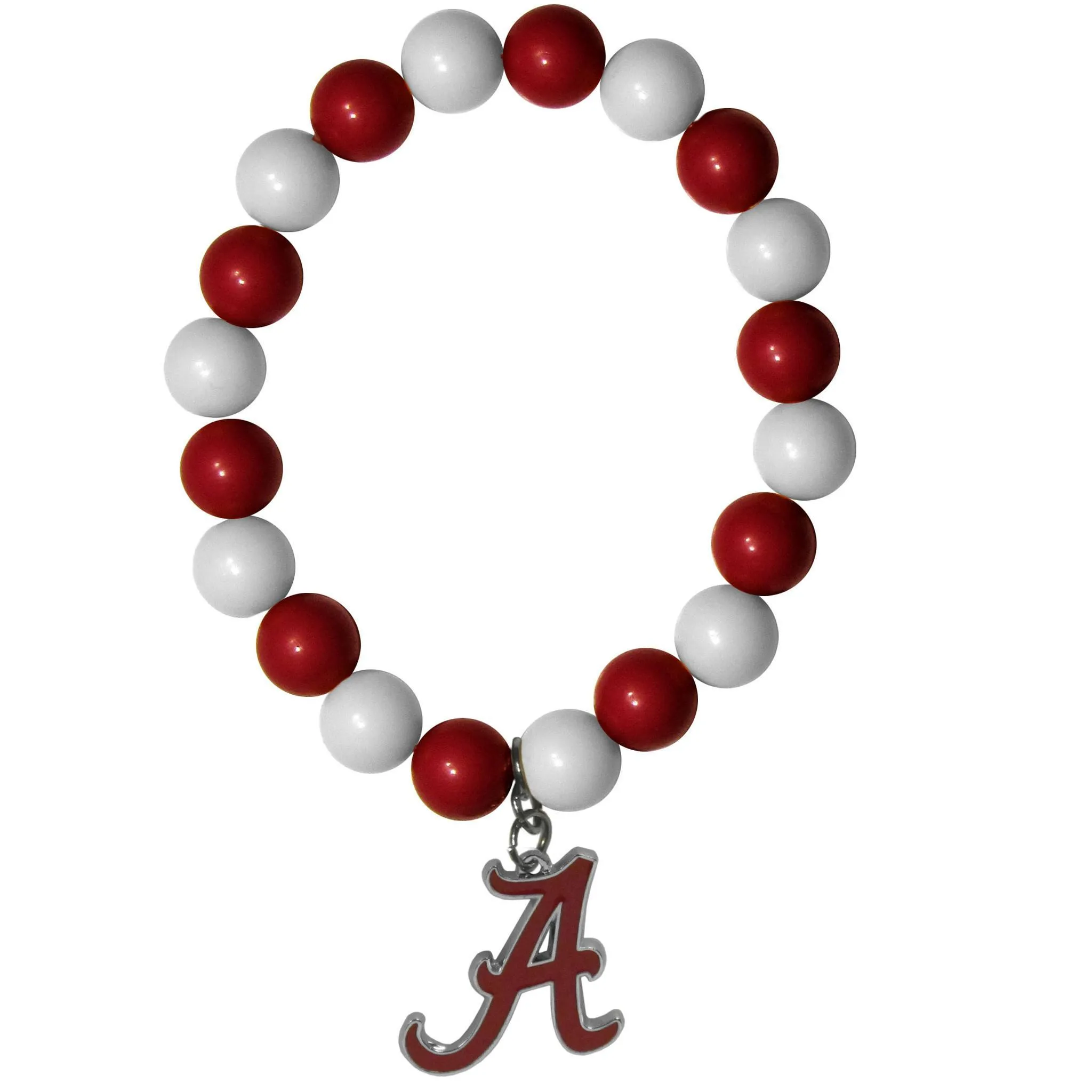 Alabama Crimson Tide Fan Bead Bracelet