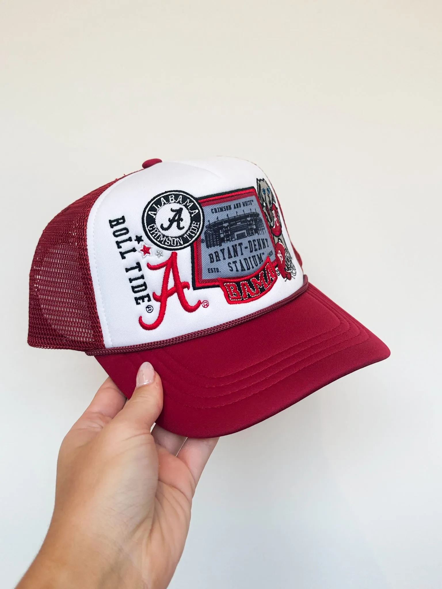 Alabama Layered Patch Trucker Hat