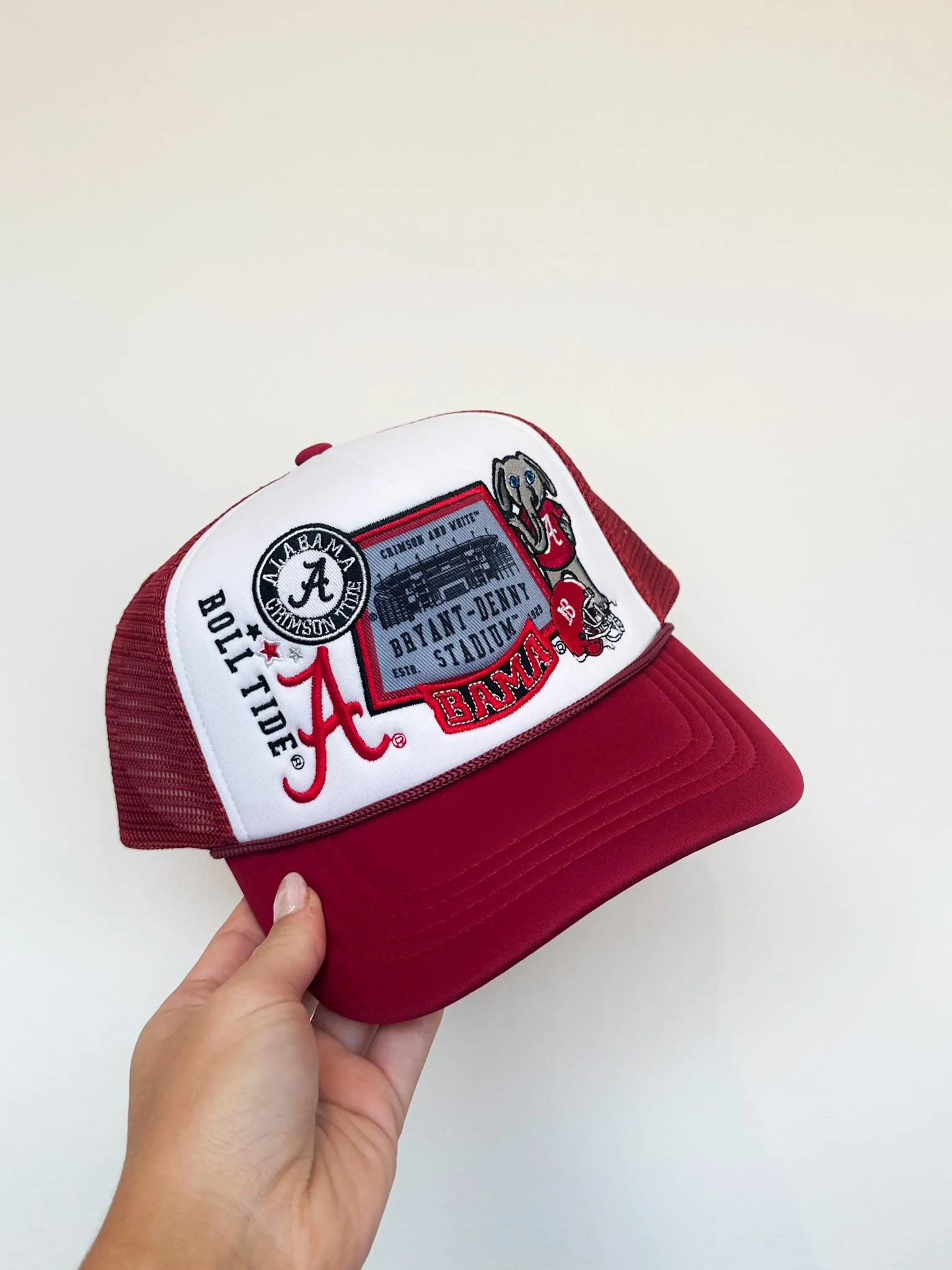 Alabama Layered Patch Trucker Hat