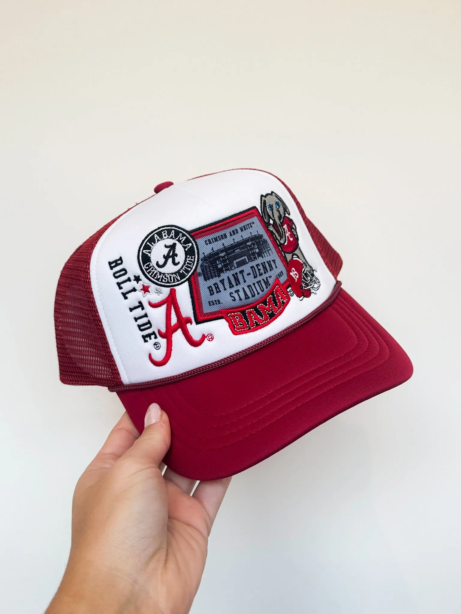 Alabama Layered Patch Trucker Hat