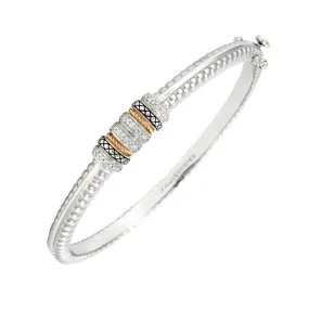 Andrea Candela Diamond Rondell Bangle Bracelet