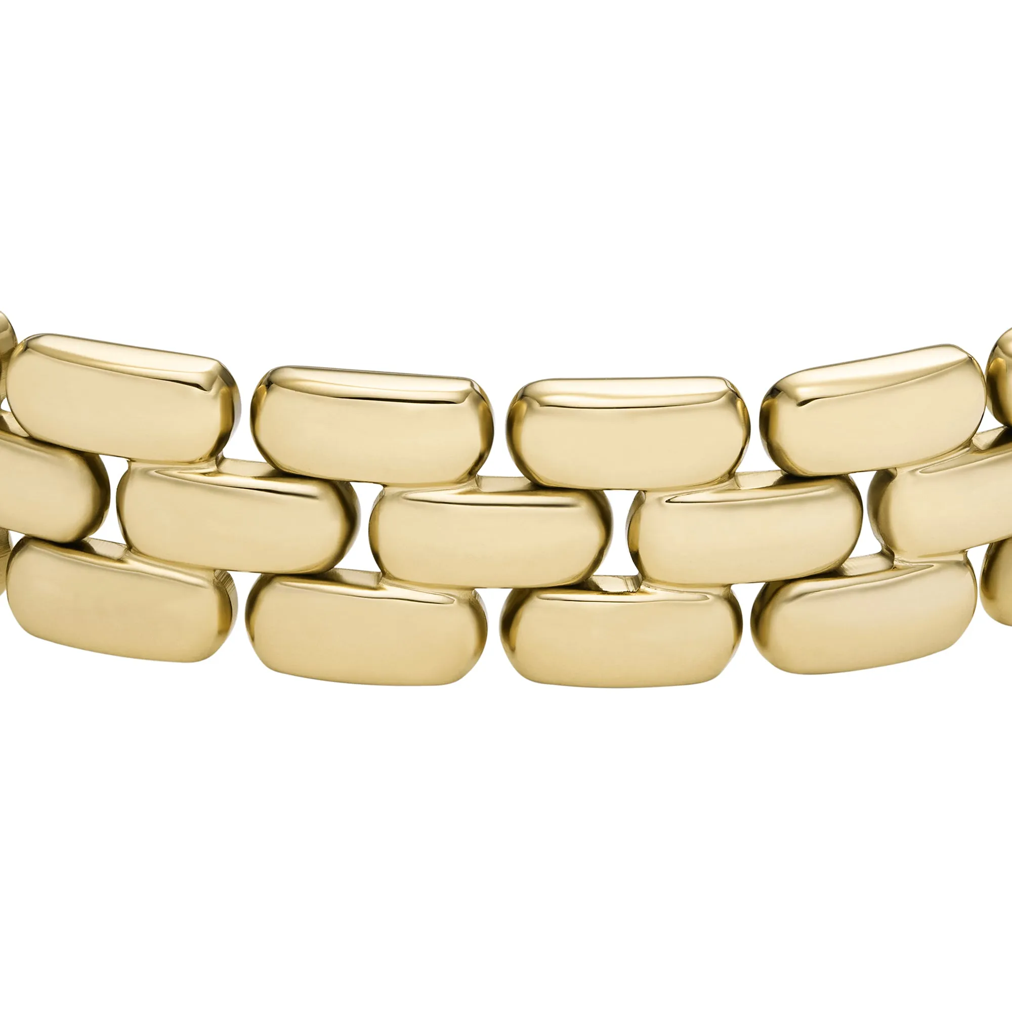 Arden Watch Links Gold-Tone Stainless Steel Chain Bracelet