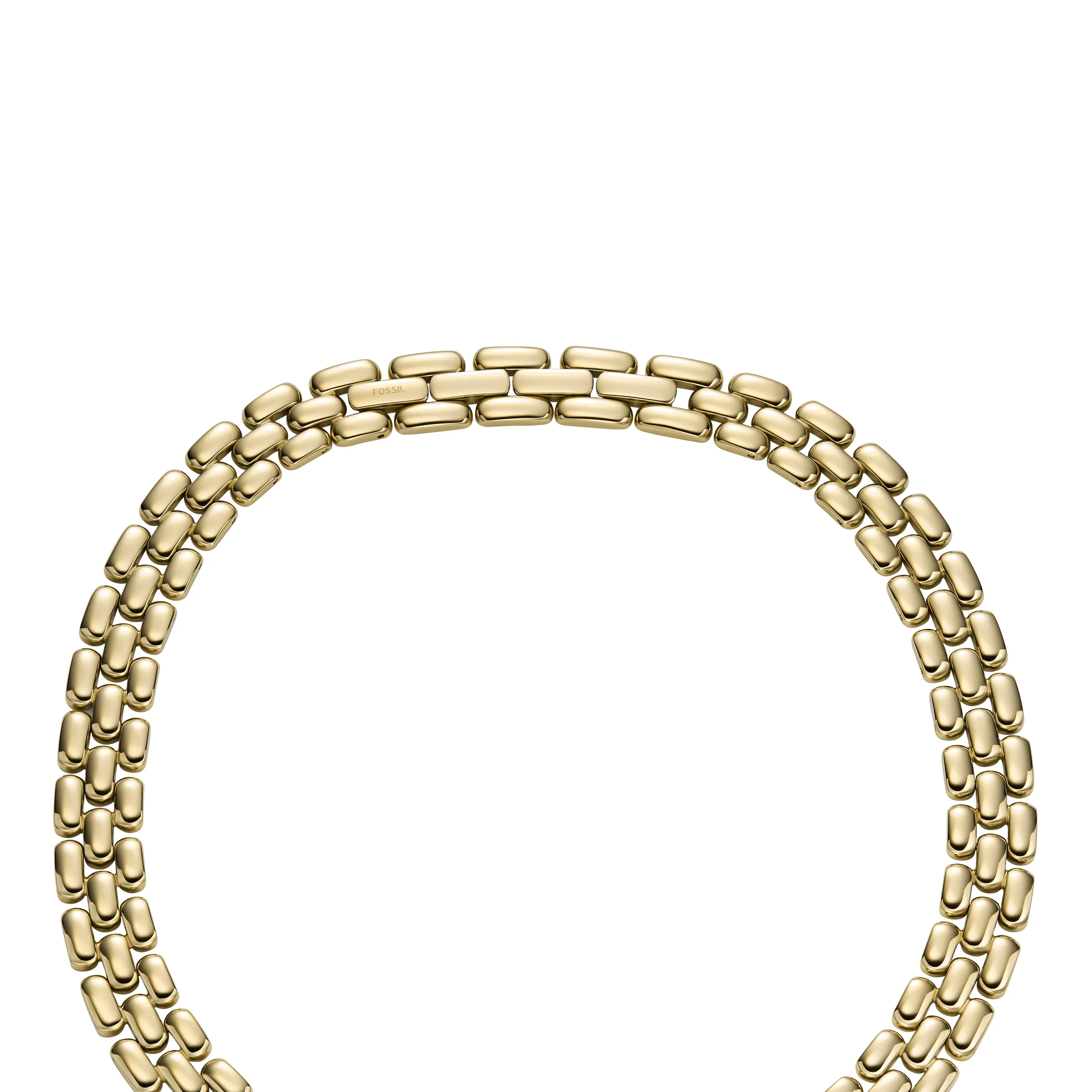 Arden Watch Links Gold-Tone Stainless Steel Chain Necklace