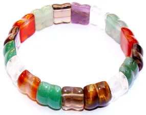 Beautiful Multi stone bracelet for prosperity and goodluck - Design 2