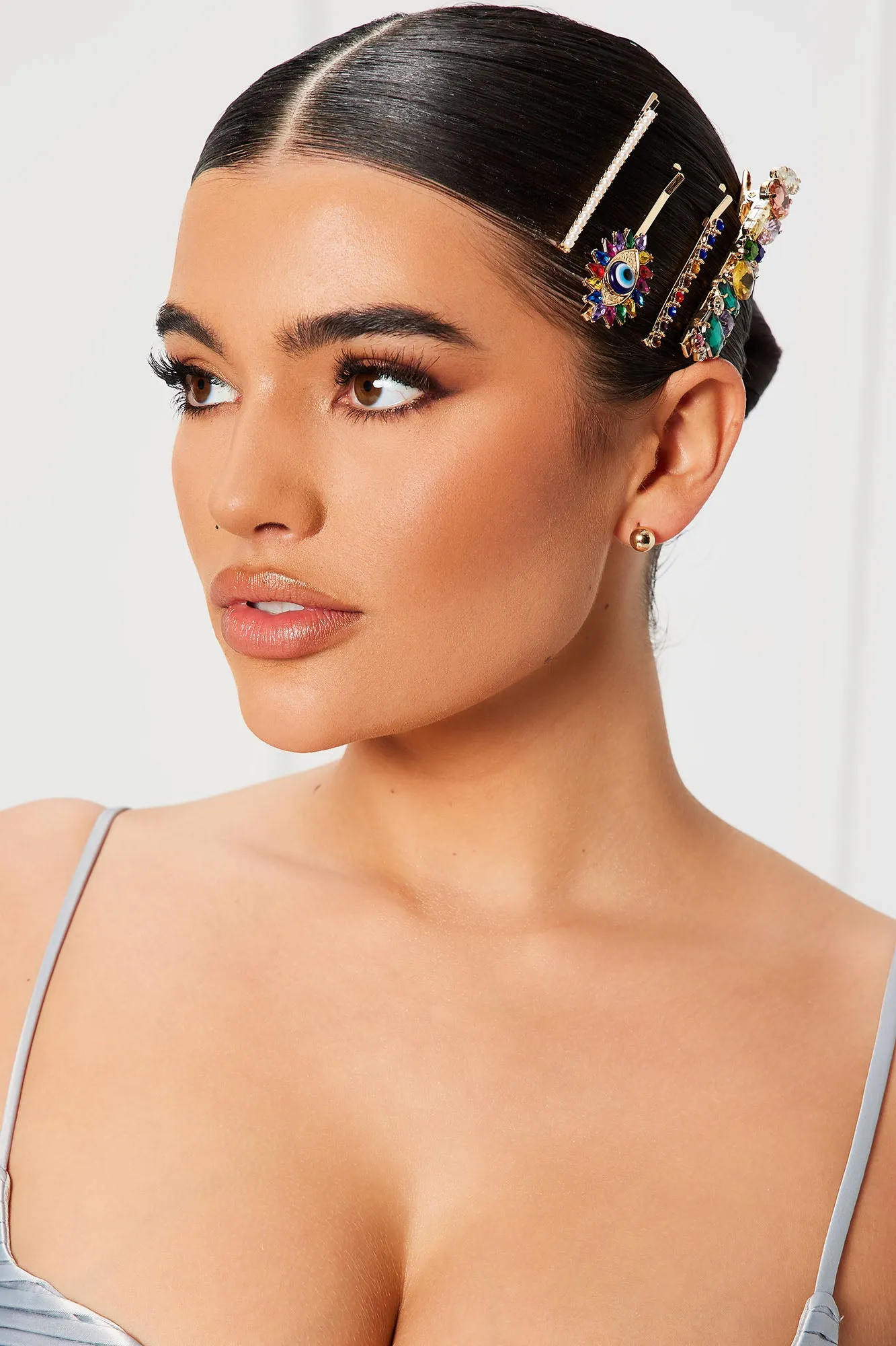 Better Vibes 4 Piece Barrettes Set - Multi Color