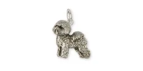 Bichon Frise Charm Jewelry Sterling Silver Handmade Dog Charm BF14-C