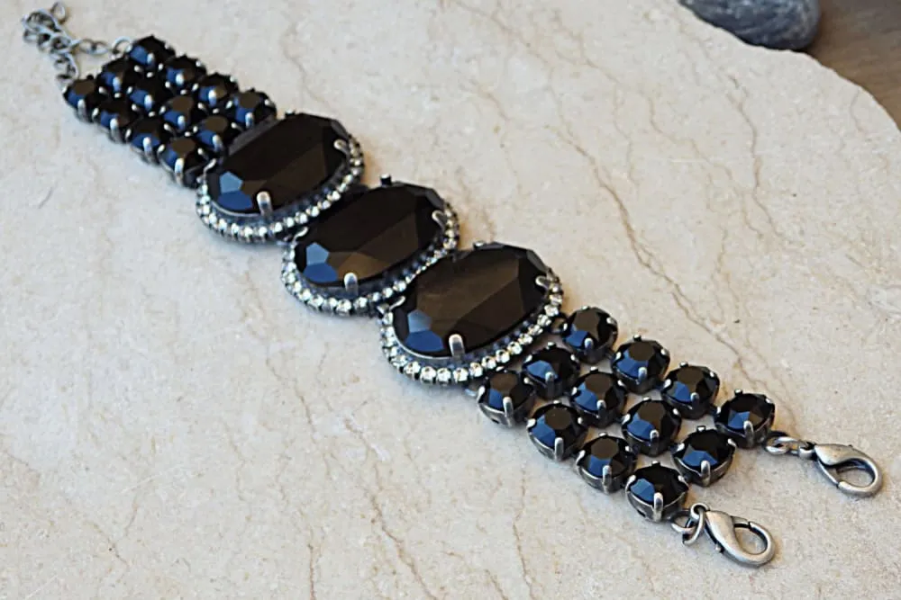 Black Crystal Bracelet