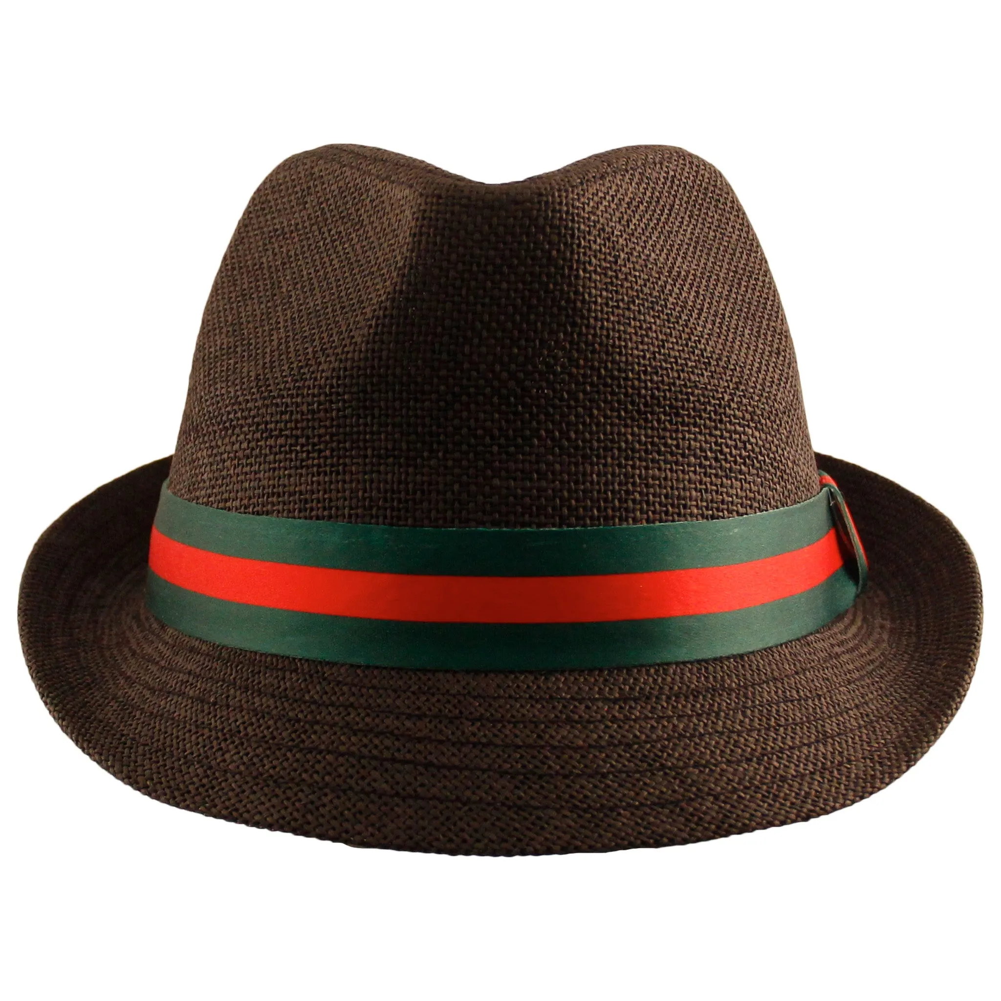 Black/Green Fedora