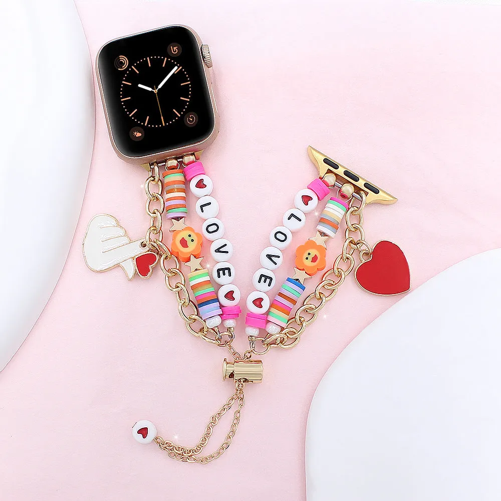 Blissful Beads & Baubles Steel Bracelet Band For Apple Watch Two Styles Available