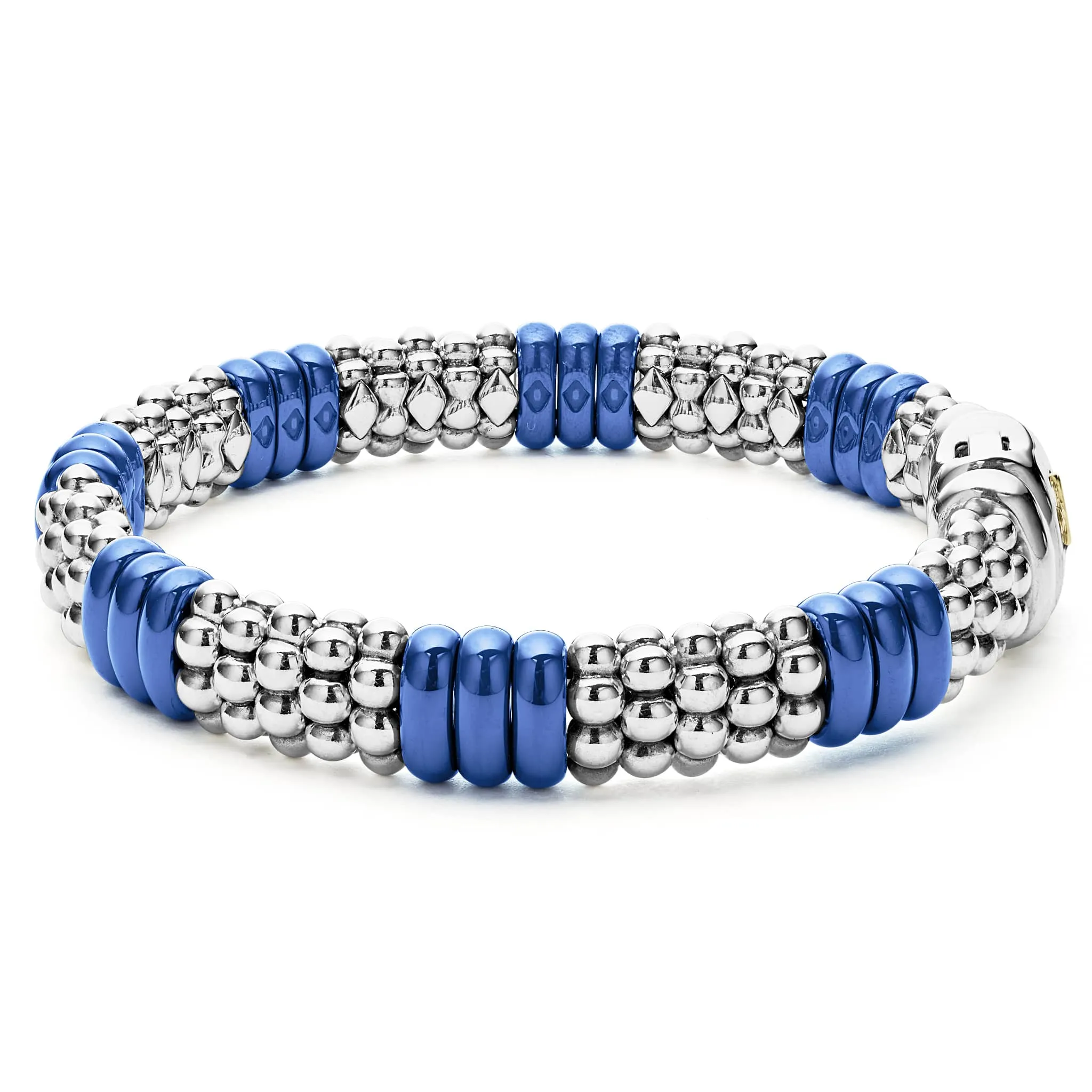 Blue Caviar Ceramic Caviar Beaded Bracelet | 9mm