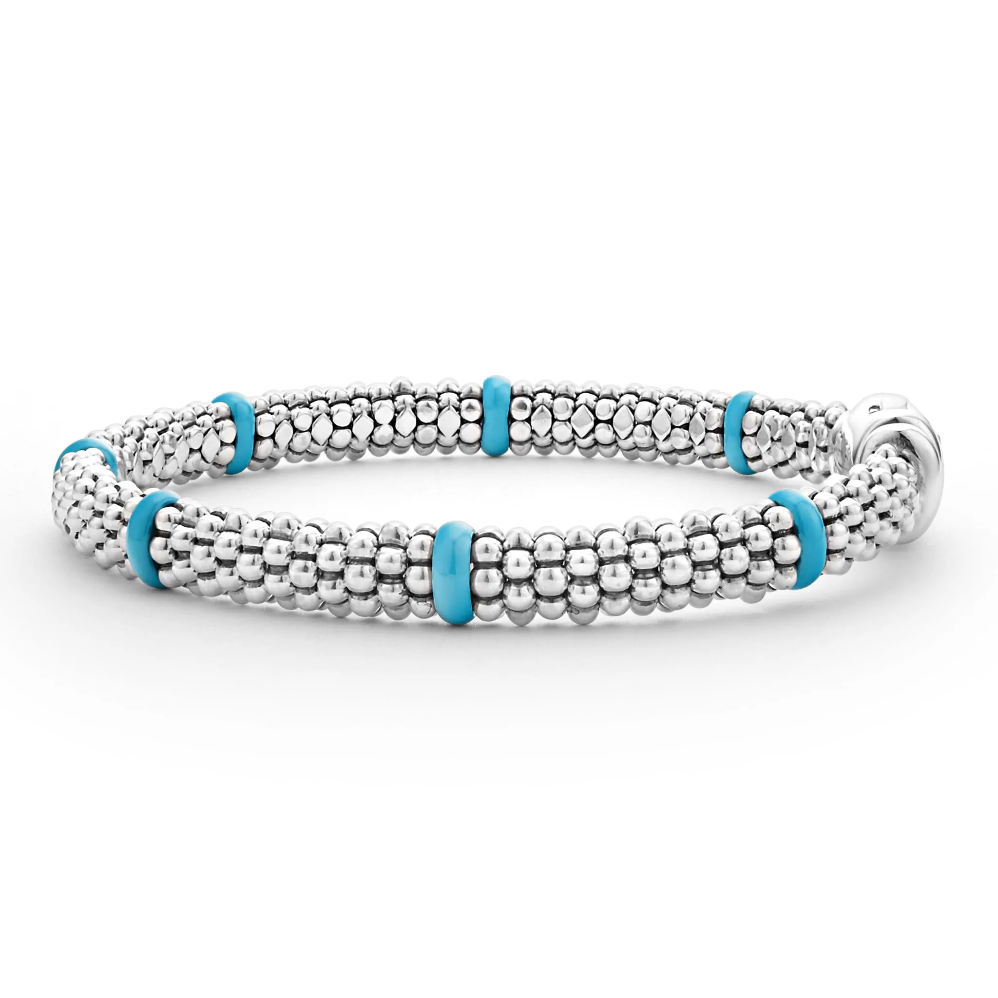 Blue Caviar Ceramic Station Caviar Bracelet | 6mm