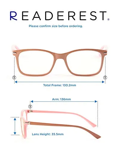 Blue-Light-Blocking-Reading-Glasses-Beige-1-75-Magnification-Computer-Glasses