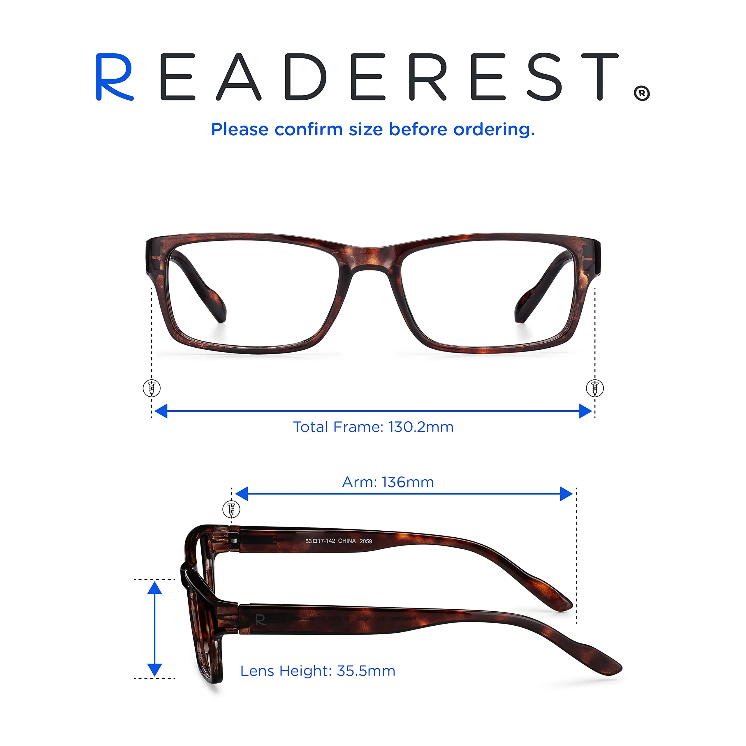 Blue-Light-Blocking-Reading-Glasses-Bourbon-Tortoise-0-50-Magnification Anti Glare