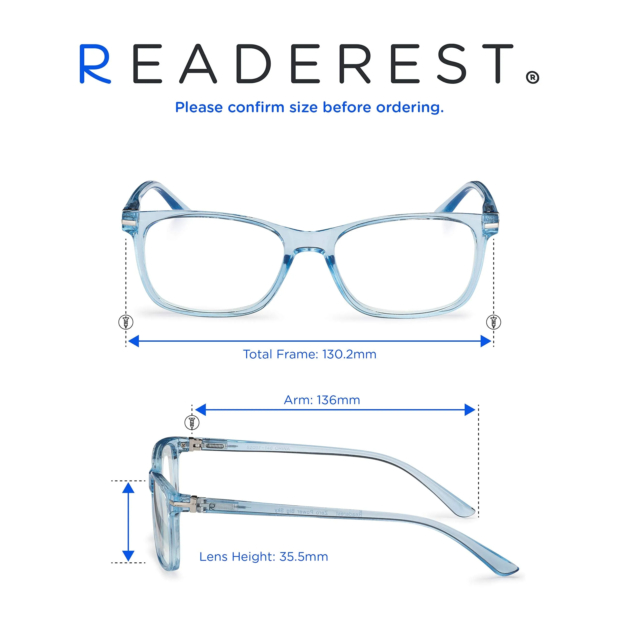 Blue-Light-Blocking-Reading-Glasses-Light-Blue-2-25-Magnification-Computer-Glasses