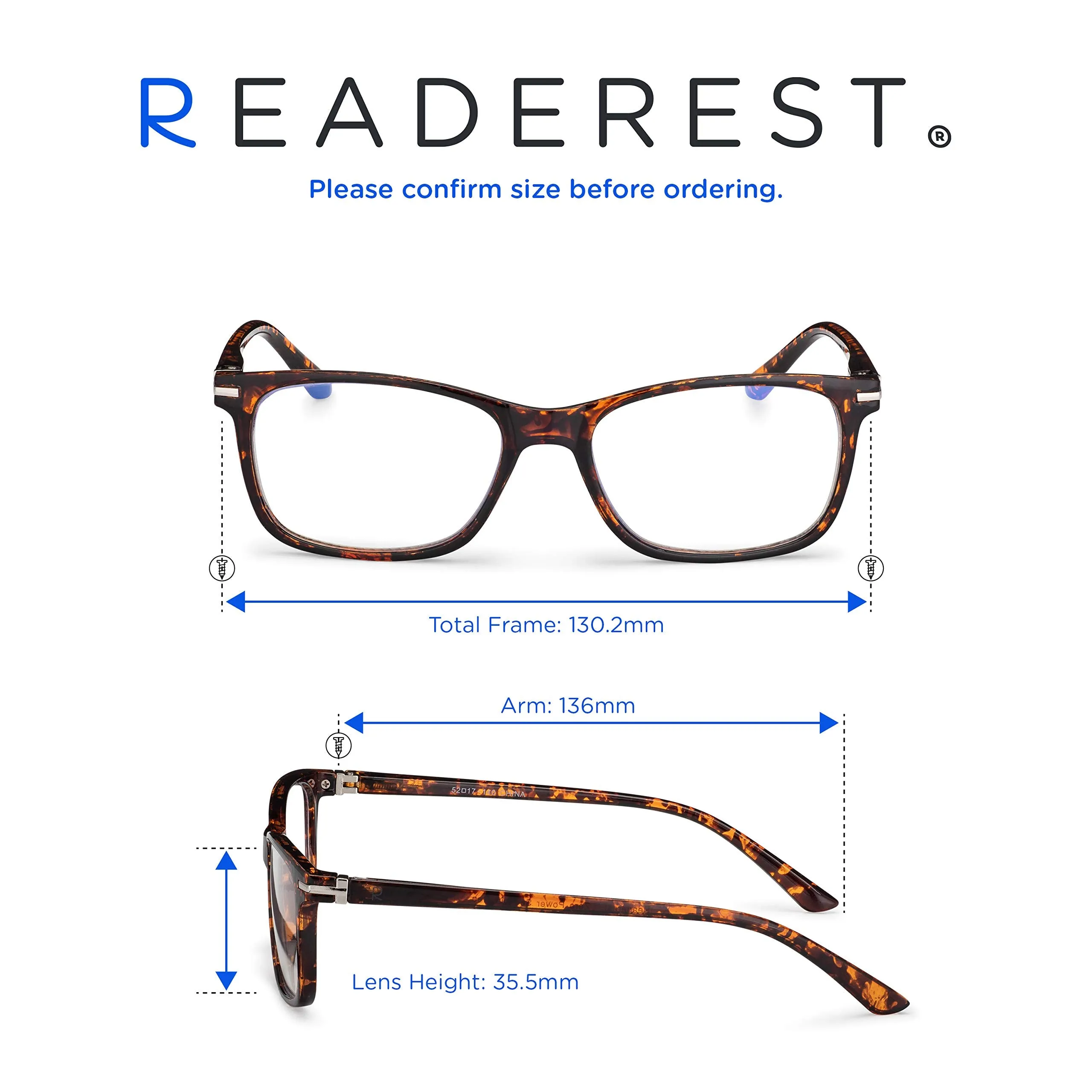 Blue-Light-Blocking-Reading-Glasses-Tortoise-2-00-Magnification-Computer-Glasses