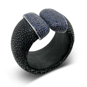 Blue Sapphire Cuff Bracelet