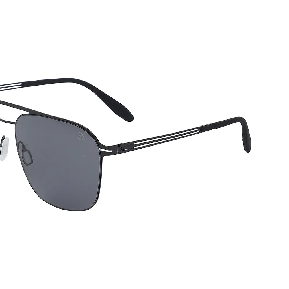 Carlton London Premium Black Toned Polarised And Uv Protected Lens Square Sunglasses For Men