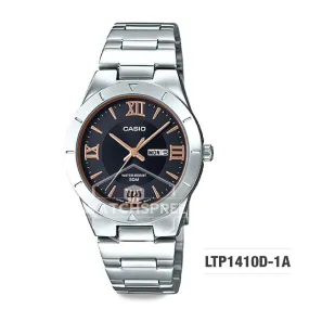 Casio Ladies' Standard Analog Silver Stainless Steel Band Watch LTP1410D-1A LTP-1410D-1A