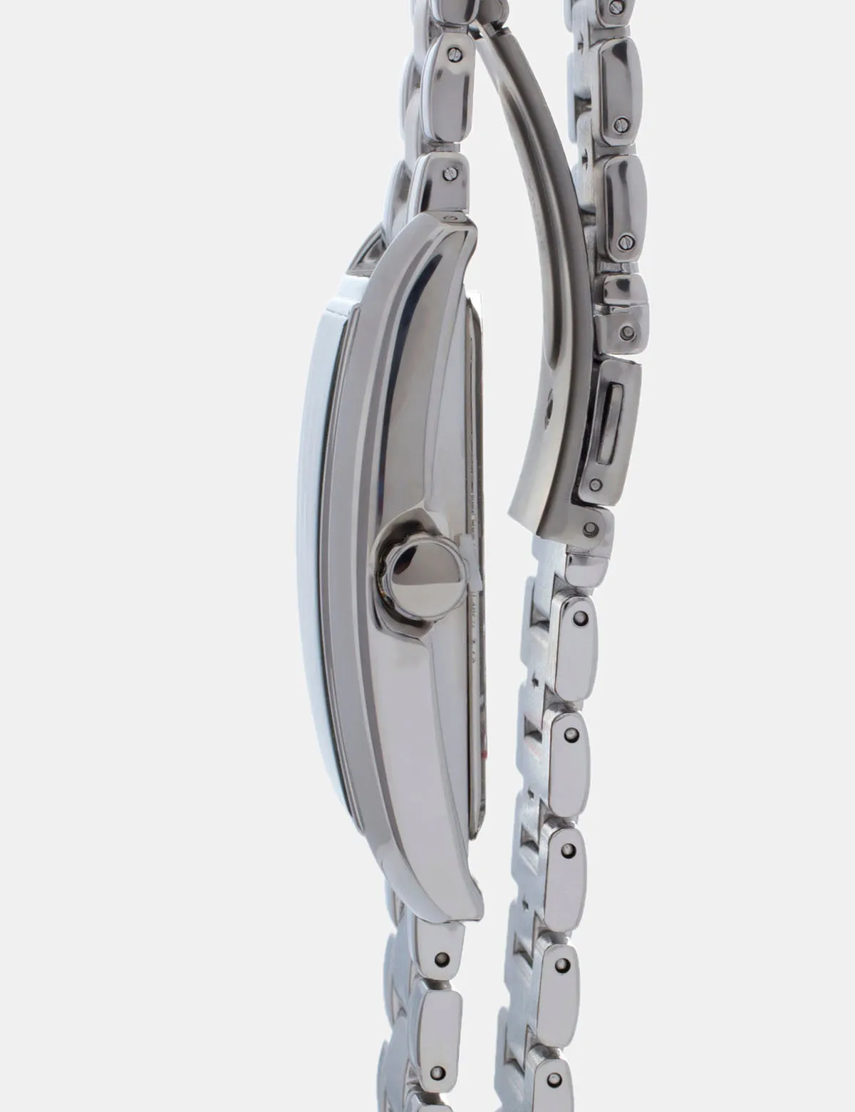 CHAIN STRAP WATCH WITH BLUE FACE