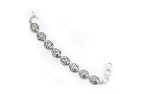 Clarice Bracelet- Blue Topaz