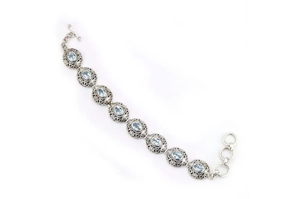 Clarice Bracelet- Blue Topaz