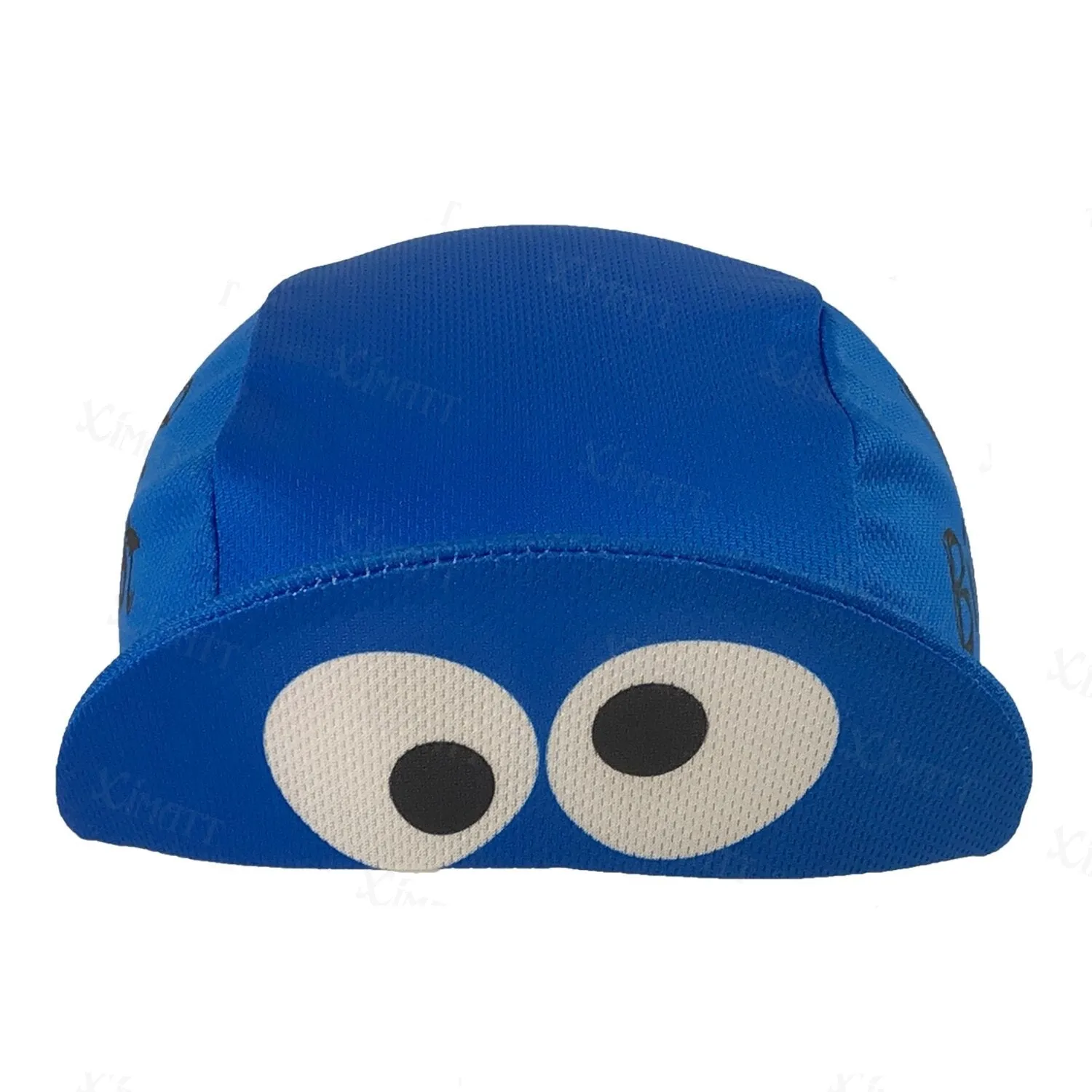 Classic Ride Bike Eat Cookie Big Eyes Polyester Cycling Caps Quick Dry Breathable Bicycle Sports  Men's Hat