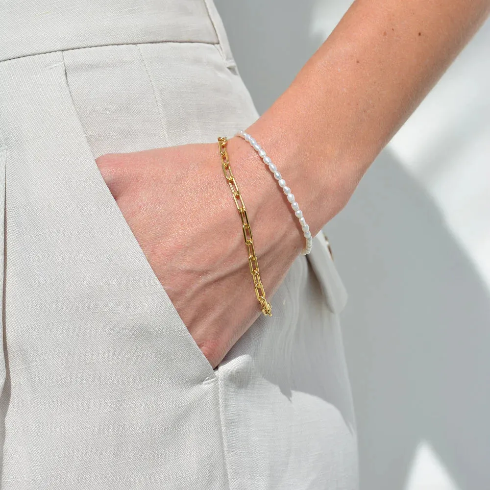 Coastal Pearl Bracelet