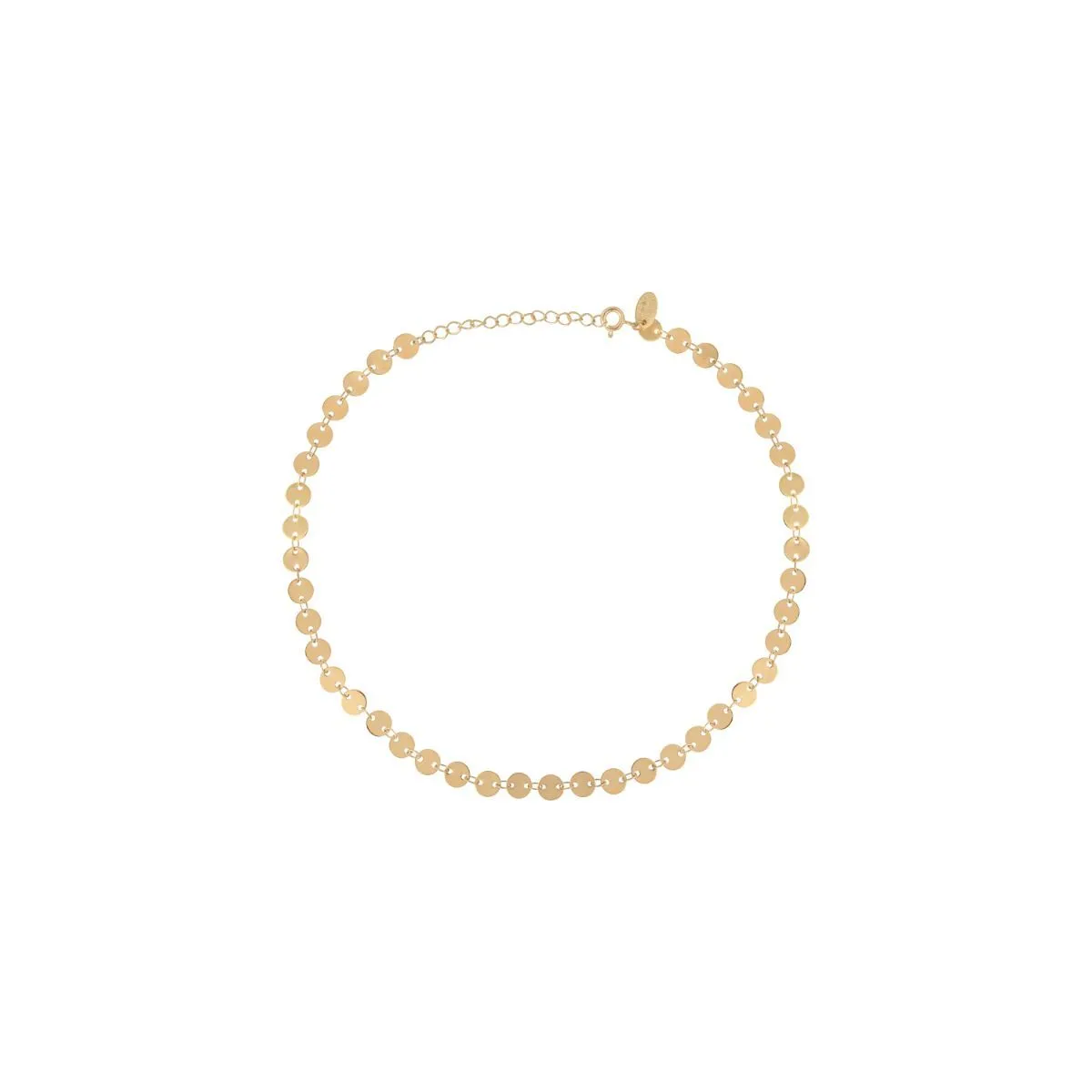 Collier Choker Doré Pastille