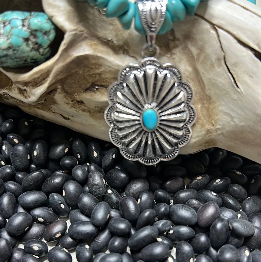 Concho Turquoise Choker