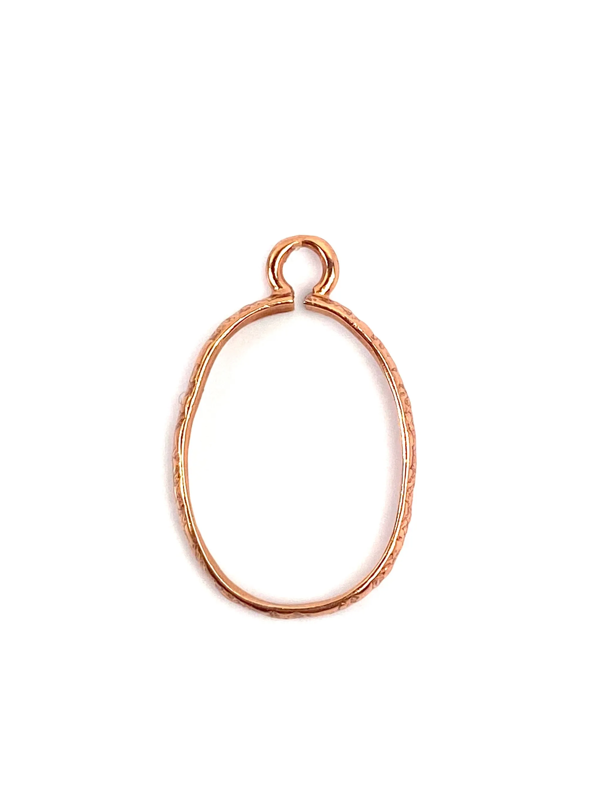 Copper Crimp Bezel Cap , Sku#CP9127