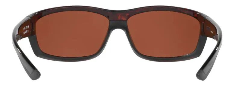 Costa Del Mar Mens Saltbreak Tortoise Frame - Green Mirror 580 Glass Lens - Polarized Sunglasses