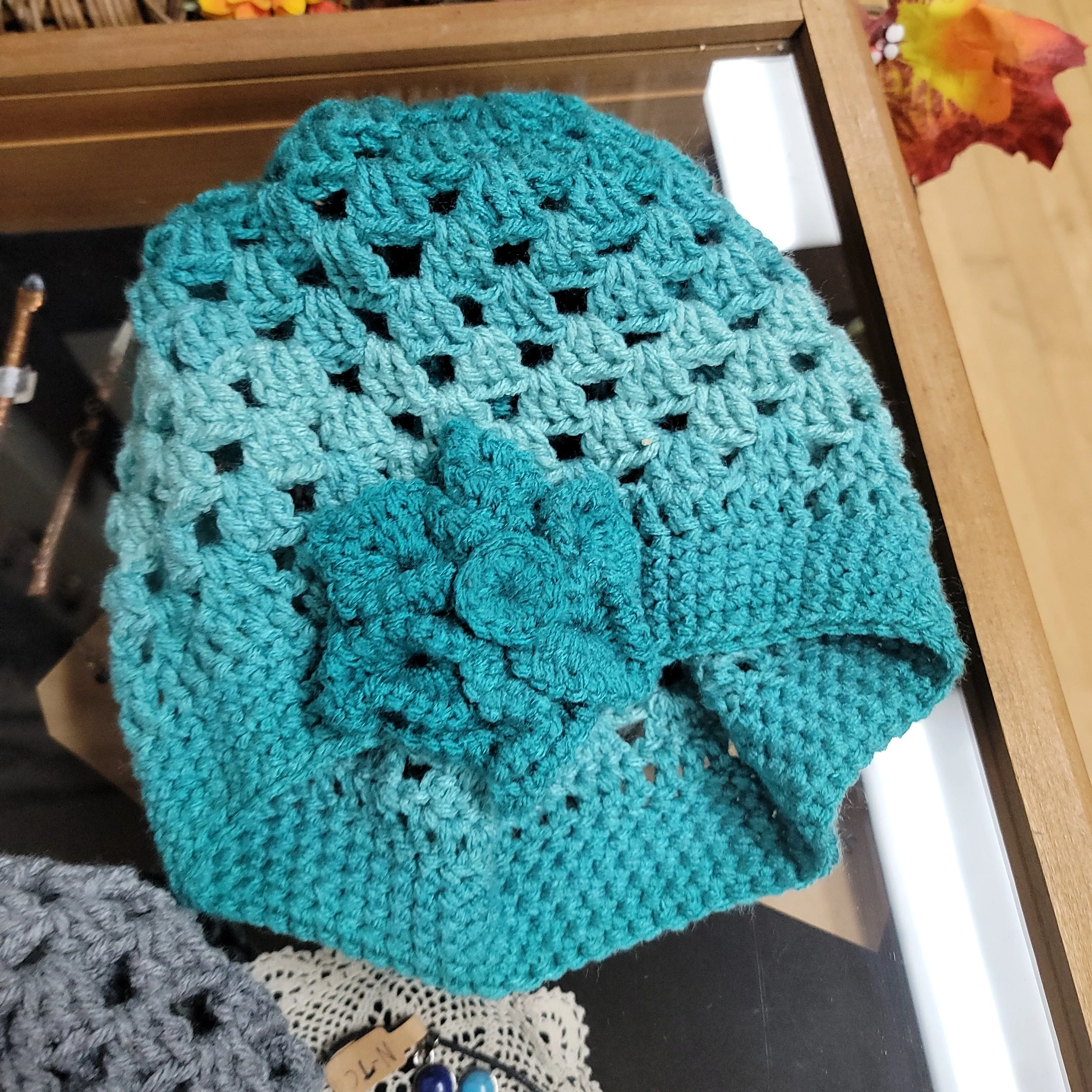 Crocheted Granny Square Hat