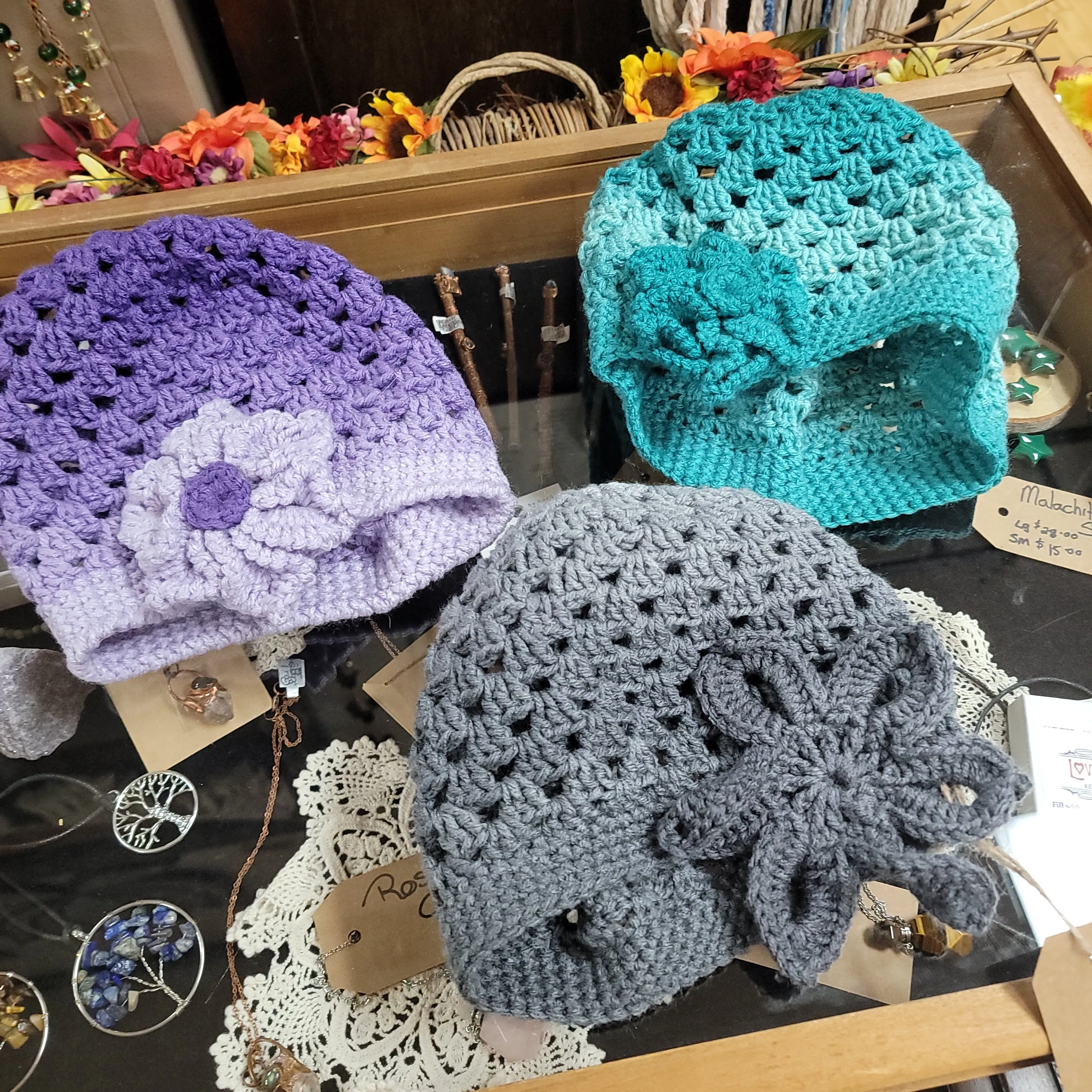 Crocheted Granny Square Hat