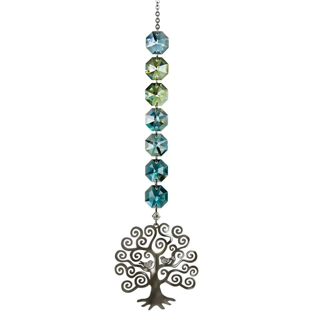 Crystal Radiance Tree of Life-Swarovski Crystal Suncatcher