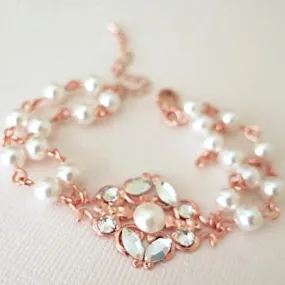 Crystal Rose Gold Bracelet, Rimsha