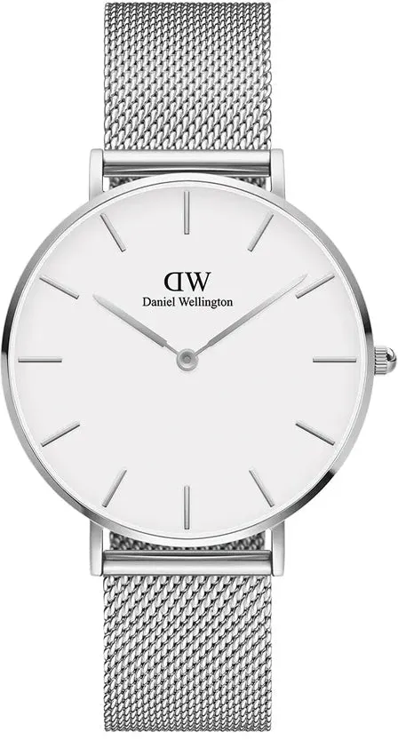 Daniel Wellington Watch Petite Sterling White 36mm