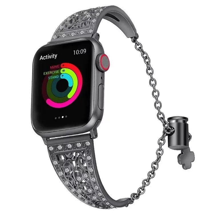 Diamond Bangle Chain Bracelet For Apple Watch Multiple Colors Available