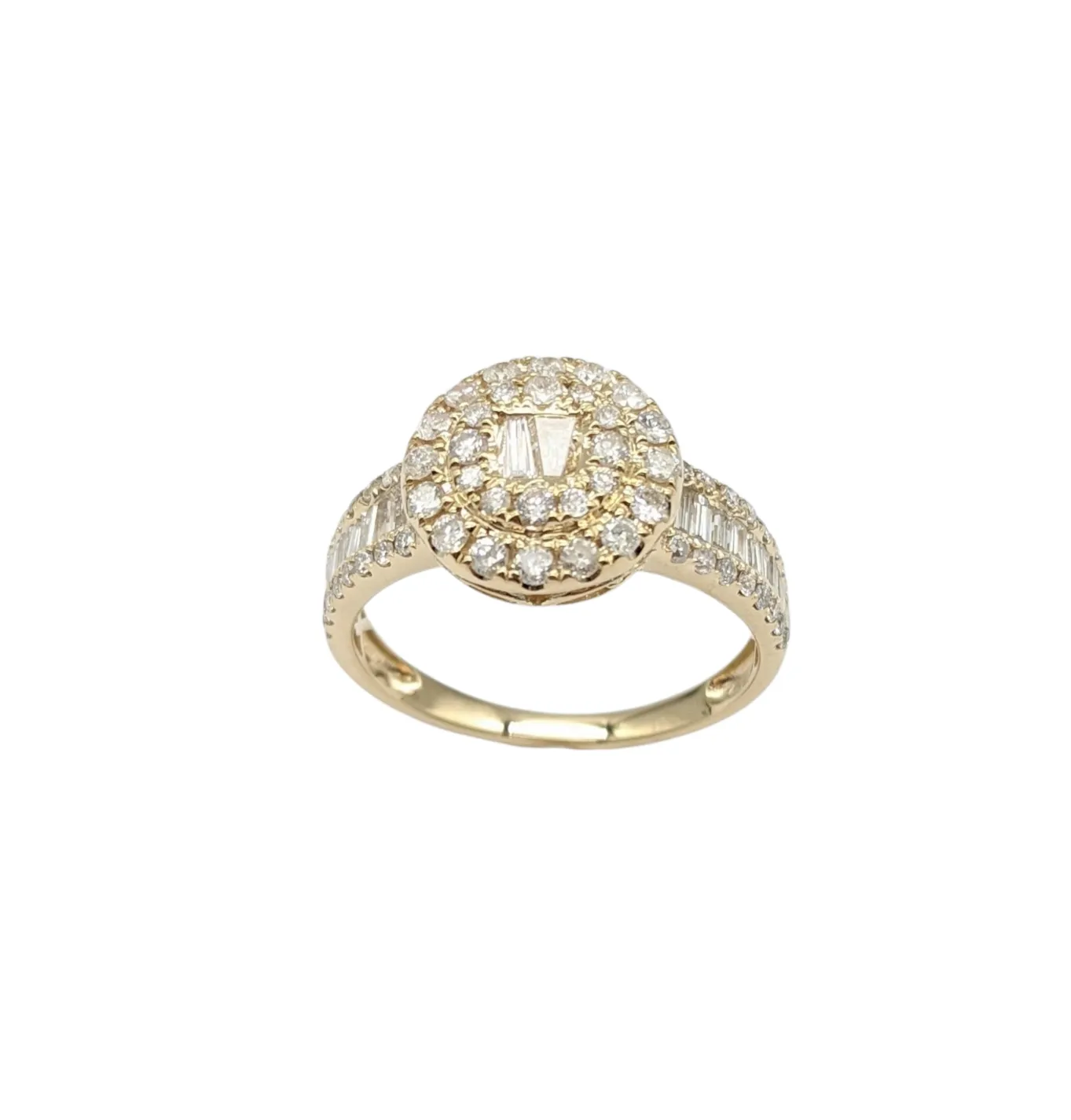 Diamond Fashion Ring with Double Halo