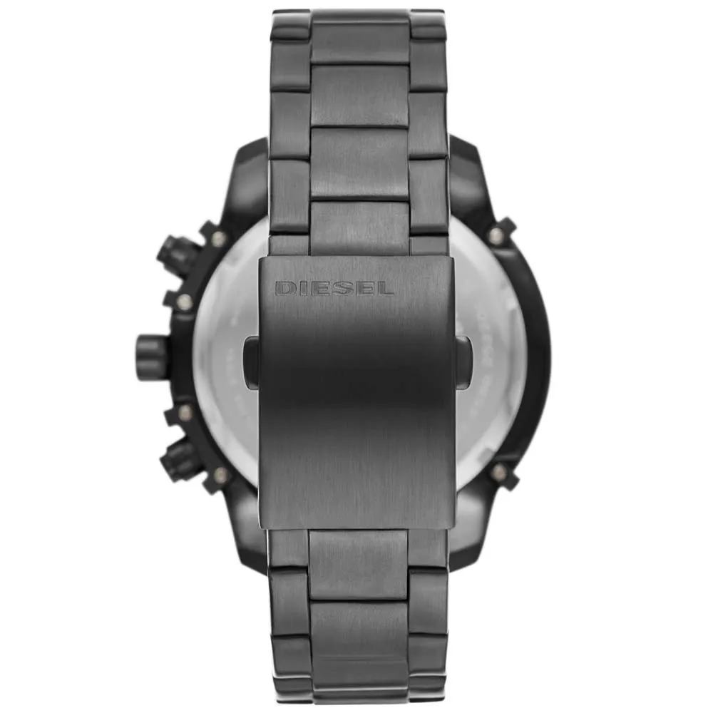 Diesel DZ4586 Griffed Black Stainless Steel Mens Watch