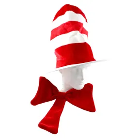 Dr. Seuss Cat in the Hat Jumbo Bow and Hat set